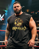 Mick Foley Hardcore Men's 100% Cotton Big & Tall Sleeveless T-Shirt